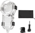 Invisible Dive Housing Case for Insta360 X5,Waterproof Up to 60M/196ft Invisible Underwater Photography Housing, X5 Protective Cover Shell with Bracket Accessories2