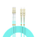 Fiber Patch Cable 2ft/0.6meters LC/UPC to SC/UPC OM3 10Gb/Gigabit MultiMode by Buacoz