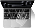 EooCoo Premium Keyboard Cover Skin Ultra Thin Protector Compatible with 2025-2021 MacBook Air 15" 13.6" M4 M3 M2 Chip, MacBook Pro 14" 16" M4 M3 M2 M1 Pro Max Chip, Clear
