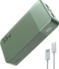 NOBIS Portable Charger, 20000mAh Power Bank, 35W Power Bank Fast Charging, Battery Pack with C to C Cable, Battery Bank with Digital Display for Phone Android etc