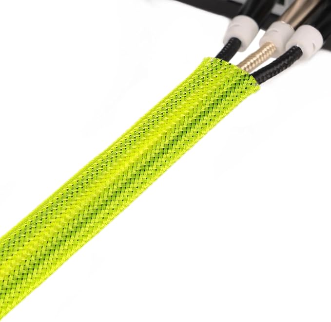 25ft PET Expandable Braided Cable Sleeve 1.2 inch Pet Braided Cable Sleeve - Image 8