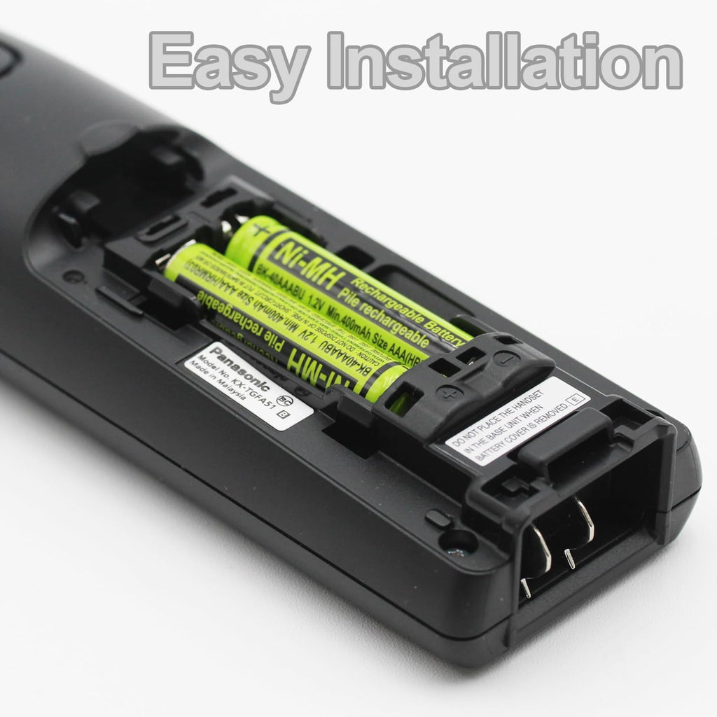 2 BK-40AAABU 1.2V 400mAh Battery Packs for Panasonic BK40AAABU Highpower Corun Cordless Phone