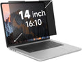 Nano-Suction Laptop Privacy Screen 14 Inch 16:10, Removale Screen Privacy Shield for Laptop, Anti Glare, Anti Bule Light, Screen Protector for Lenovo HP Dell Acer Asus Thinkpad