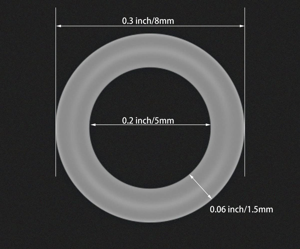 150PCS O Rings Keyboard Dampeners Rubber O-Ring Keyboard Silencer with Keycap Remover Tool for Cherry MX Switch Keyboard and Mechanical Keyboard Keys Dampeners
