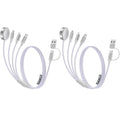 2 Pack Charging Cable for Apple Watch Charger/Samsung/iPhone Charger,Car/Office/Camping/Travel Essentials,Type C Cable Cord for iWatch Ultra/10-2/iPhone 16-11/Samsung S25-S20,iPad,airPods-Purple