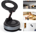 2025 Premium 360° Magnetic Car Phone Mount - Ultra-Strong Vacuum Suction for iPhone 16 Pro Max/Android - Foldable Adjustable Holder for Car/Truck/Gym/Home - Secure No-Slip Design (Black)