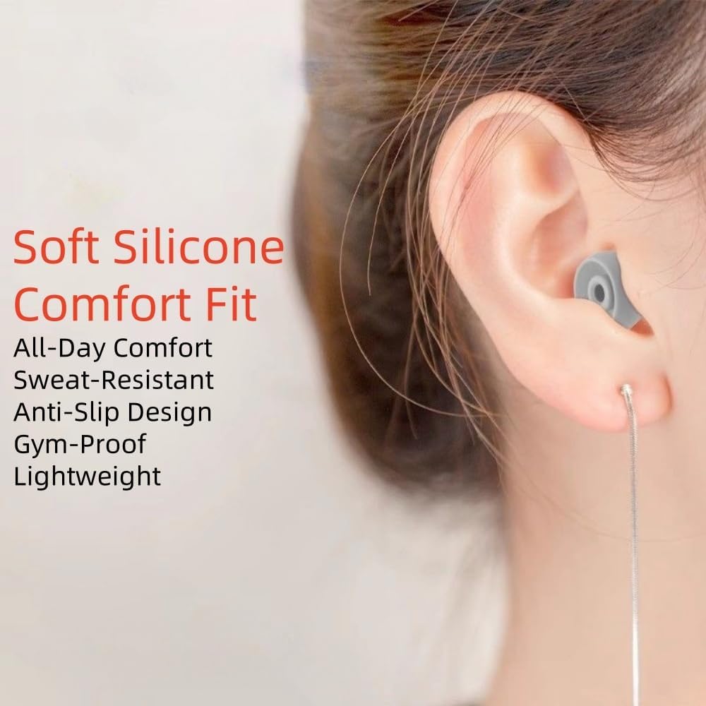 Replacement Ear Tips for Beats Urbeats2.0 Tour2.0 ibeats Beats x, Beats Flex Secure Fit for Powerbeats Pro Silicone Earbuds Washable Sweat-Resistant Noise Isolation 8 Pairs (Coral Pink)
