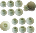 Silicone Earbuds Tips for Galaxy Buds 2 Filter Screen Replacement Ear Tips for Samsung Galaxy Buds+/Galaxy Buds PE Earbuds, 6 Pairs LMS Green