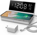 Soundfreaq Charge Rise II, SFQ-20: Digital Alarm Clock, with Dual Alarms, Fast USB Charger and Wireless Charger