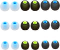 Earbud Replacement Tips Silicone Earbud Tips Earbud Covers Fit for in-Ear Headphones (Inner Hole 3.8mm -5.1mm) Ear Tips Earbud Rubber Tips 9 Pairs S/M/L