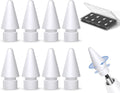 Inesore 8 Pack for Apple Pencil Tips Replacement Accessories,Compatible with Apple Pencil Pro/2nd Generation/1st Generation/USB C,iPencil Nib for iPad Pro/Air/Mini,for Drawing Writing
