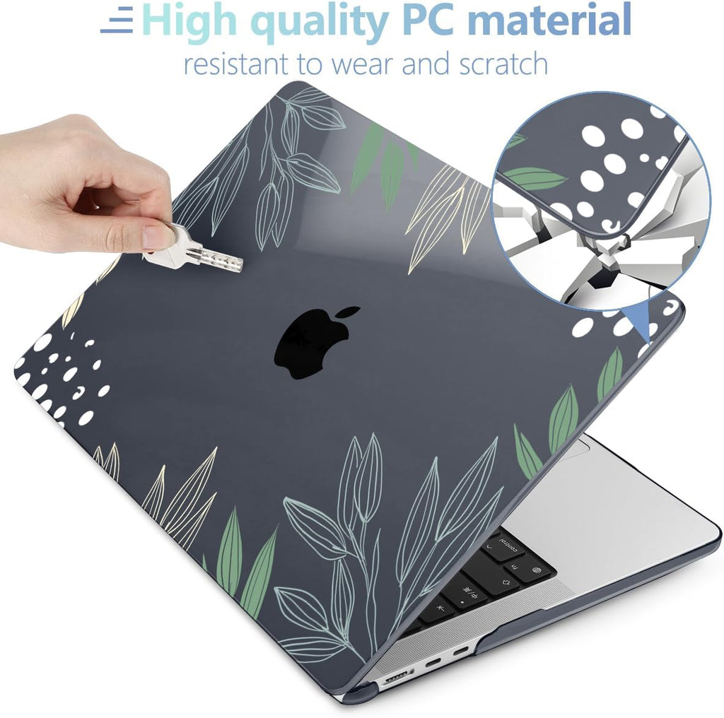 MEEgoodo Case for MacBook Air M4/M3/M2 13.6 inch 2025 2024 2022, Fit Model A3240 A3113 A2681, Compatible with MacBook Air 13 inch, Laptop Hard Shell Case with Keyboard Cover, Drawn Blackboard