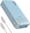 20000mAh Power Bank Portable Charger, 35W PD 3.0 QC 4.0 Fast Charging Phone Charger with LED Display, Travel Battery Pack 2 USB C 2 USB A Ports for iPhone 16/15/14 Series, Galaxy, iPad