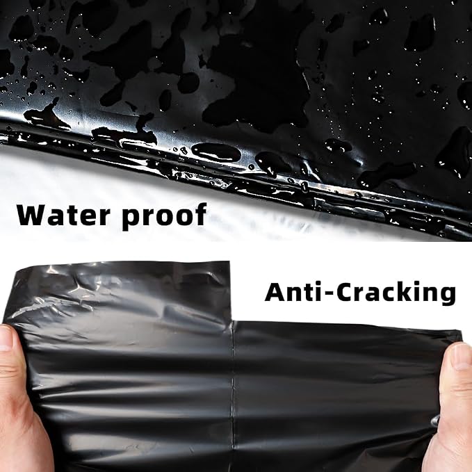 POLYSELLS 100 pcs 7.5x10.5 Inches Black Poly Mailers Shipping Envelopes - Image 4