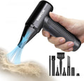 Compressed Air Duster - 150000RPM Brushless Motor, Mini Air Blower for PC Cleaning Kit, Canned Air Duster for Computers, Rechargeable & Portable Compressed Air for Electronics
