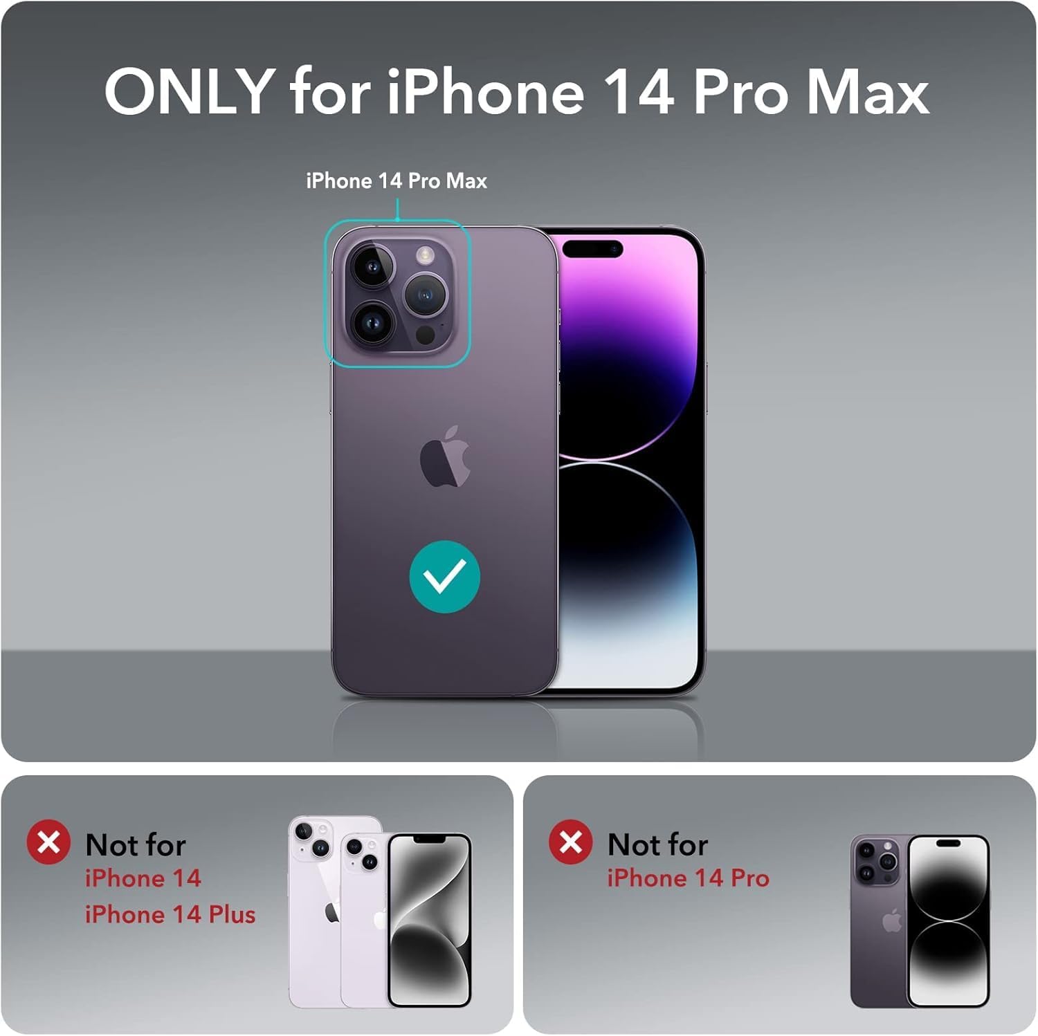 Compatible with iPhone 14 Pro Max Wallet Phone Case-PU Leather Magnetic Flip Cover with Credit Card Slots,Zipper Pocket & Detachable Wrist Strap,Shockproof Design,for Women and Men-Navy Blue