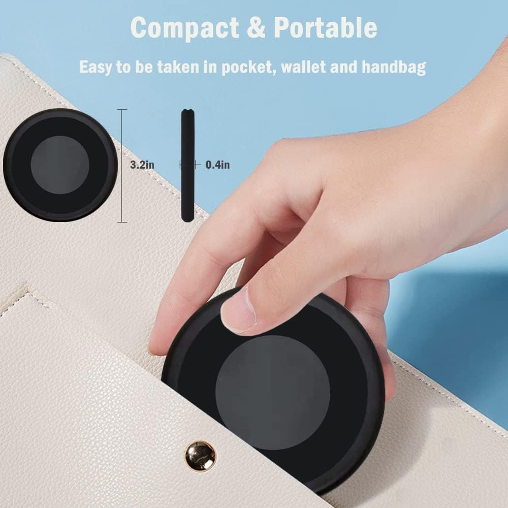 USB C Adapter OTG Cable Kit, Multi Charging Cable Case Convertor USB C to iOS Device/Type C/Micro/USB A Adapter, Data Transfer Contains Card Slot for Traveling, Use as Phone Holder (Black)