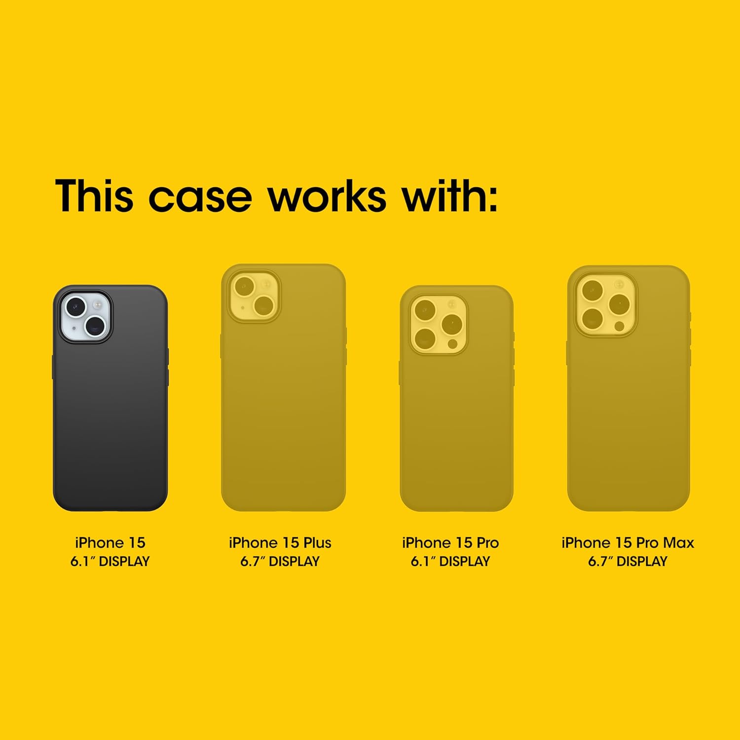 OtterBox iPhone 15 Premium Glass, Scratch Protection, Flawless Touch Response, Fingerprint Resistant, Easy Installation