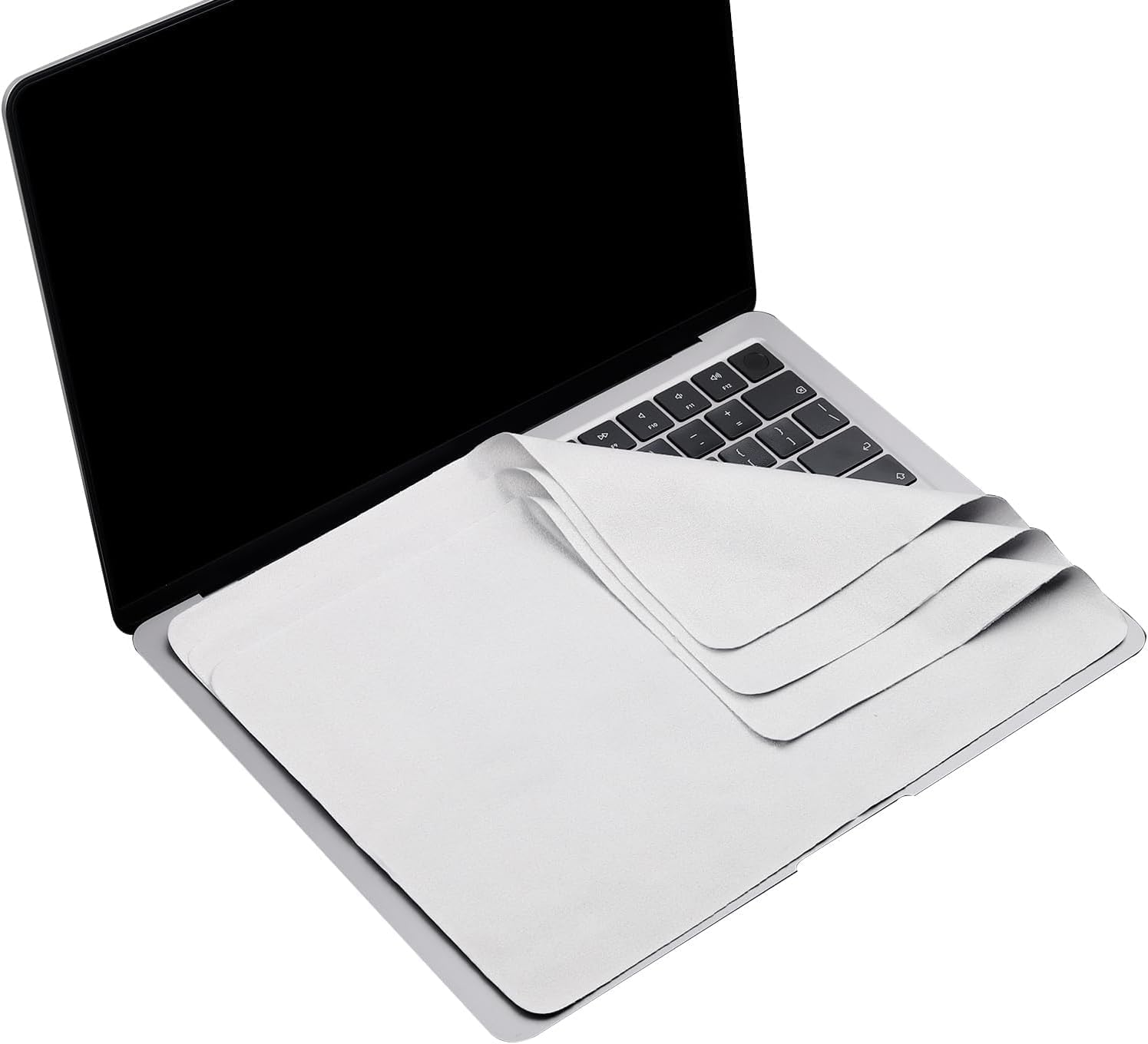 3 Pack Microfiber Liner Cleaning Cloth 13" with Screen Keyboard Imprint Protection, Laptop Keyboard Protector Compatible with MacBook Pro/AIR 13" and MacBook PRO 14"