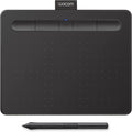 Wacom Intuos Small Bluetooth Graphics Drawing Tablet, 4 Customizable ExpressKeys, Portable for Teachers, Students and Creators, Compatible with Chromebook Mac OS Android and Windows - Black