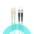 Fiber Patch Cable OM3 SC/UPC to ST/UPC 196ft/60meters, 10Gb/Gigabit MultiMode by Buacoz