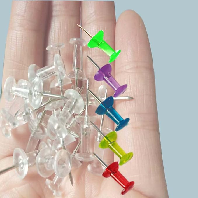 200pcs Push Pins, Bulletin Board Thumb Tacks - Image 5