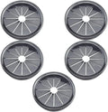 2 Inch Cable Grommets Petal-Shaped Buckle Type Wire Hole Cover for Cord Management and Protection of Cabinet (49.5mm, 5PCS)