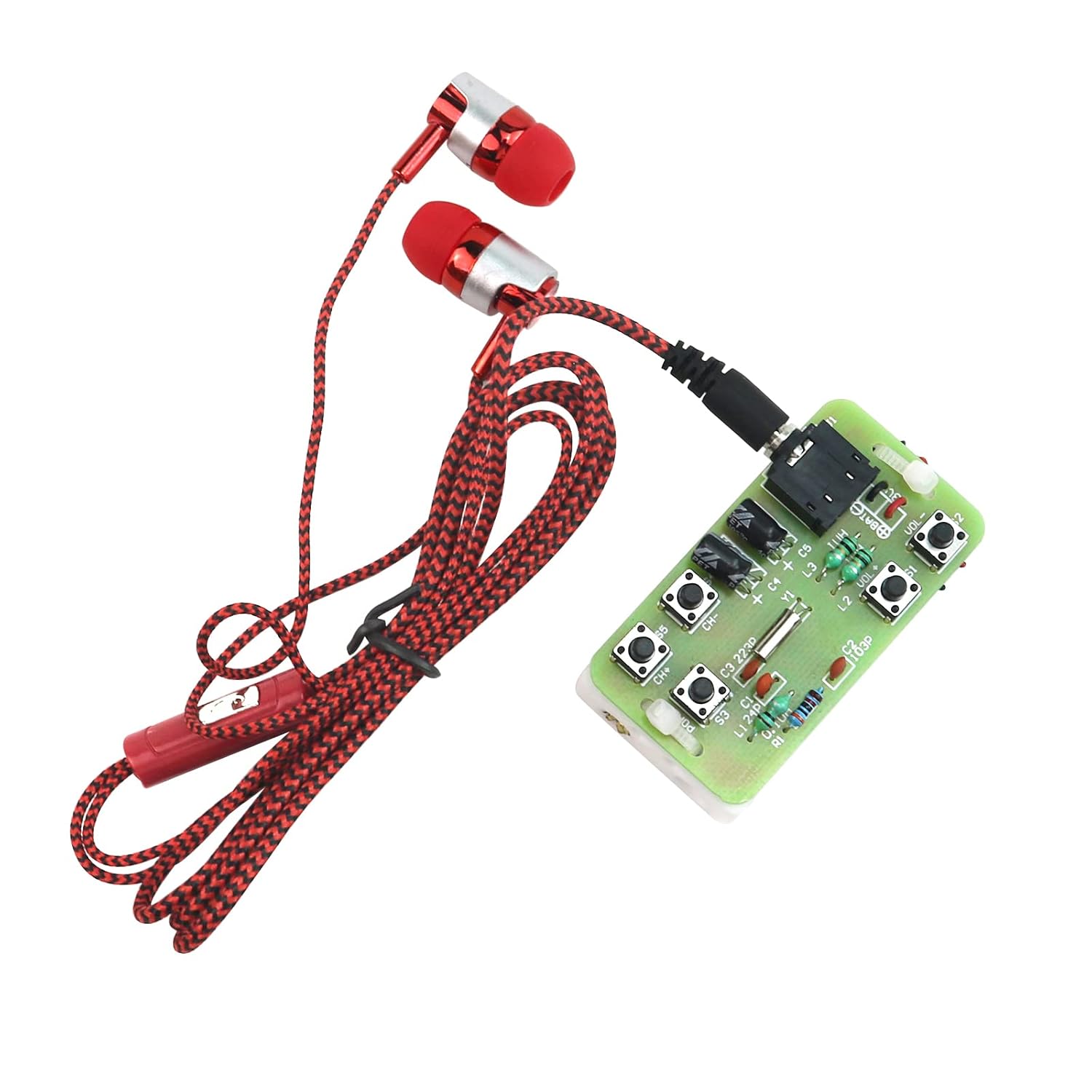 Soldering Practice Kit DIY Stereo Radio Plug-in Circuit Kit Learn Soldering Kit for Beginners