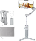 FeiyuTech VB 4 Smartphone Gimbal with 8.4''Extendable Rod,AI Tracking,Gesture Control,Foldable&Portable Gimbal Stabilizer for Vlog YouTube TikTok Live Video Record,iPhone&Android,Max 0.57lb