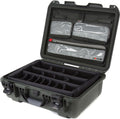 NANUK Large Series 930 Lightweight NK-7 Resin Waterproof Hard Case with Lid Organizer and Padded Dividers, Olive