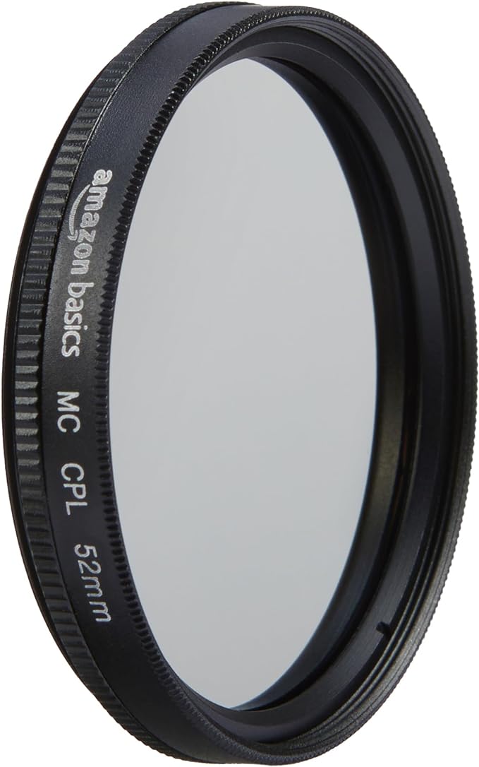 Amazon Basics Circular Polarizer Camera Lens Filter, 360° Rotatable Frame by AmazonBasics
