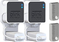 256GB USB Flash Drive & Outlet Wall Mount for Blink Sync Module 2 with Short Cable - Save Space - No Messy Wires - Easy Move Mount Bracket Holder for Blink Outdoor Indoor Security Camera (2 Pack)