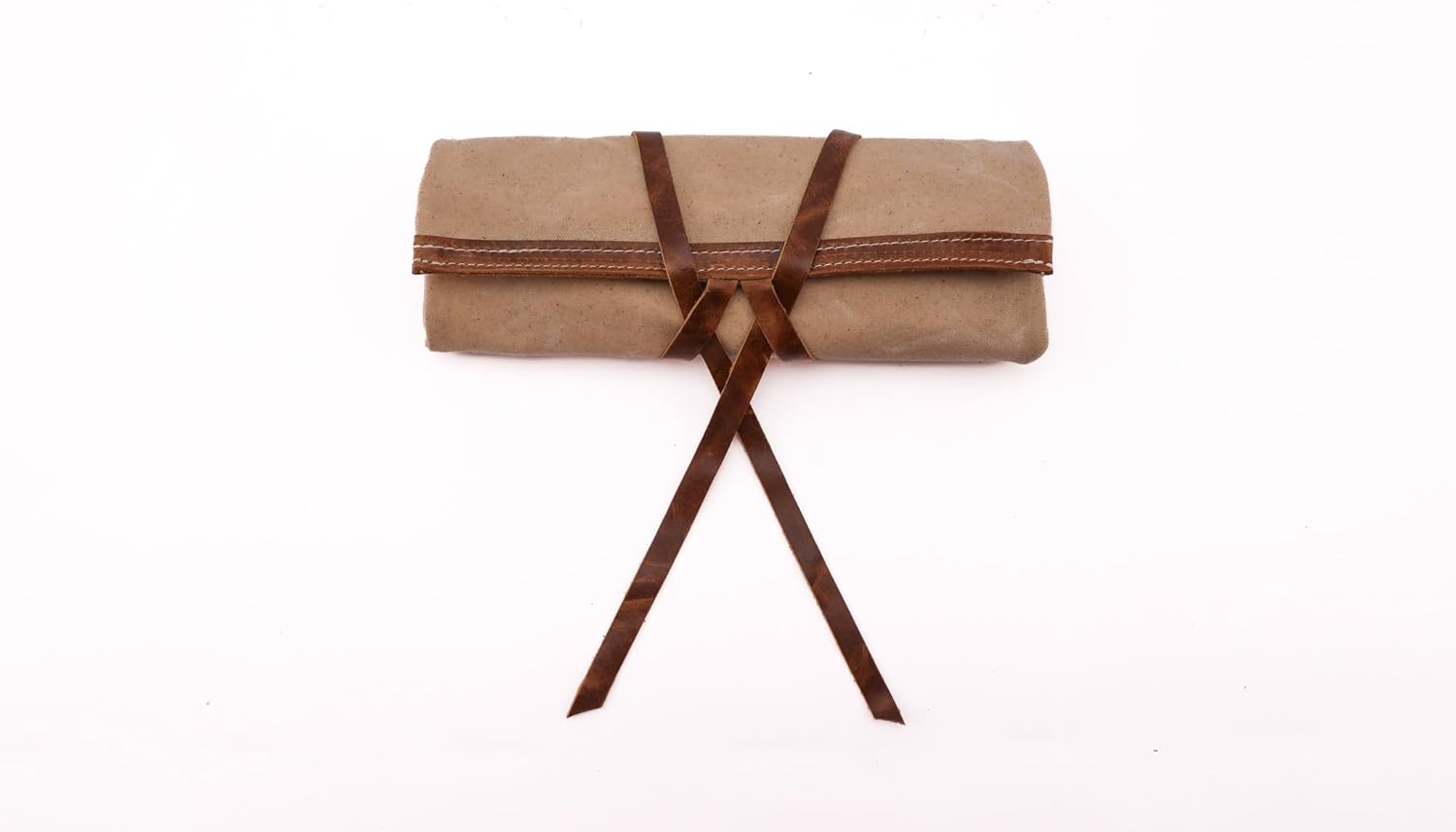 Tech Roll Organizer, Travel Tech Organizer, Cord Organizer, Jewelry Case (Natural - Brandy)