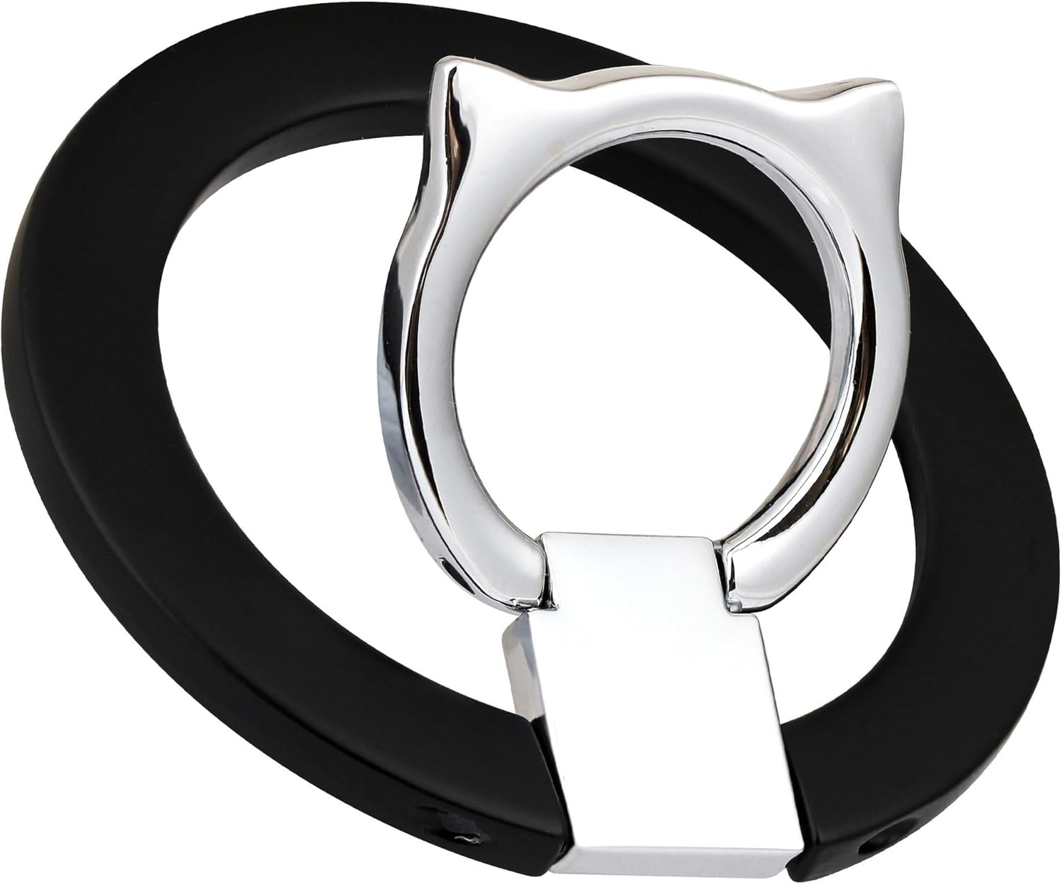 Magnetic Phone Grip for MagSafe, EI Sonador Magnet Phone Ring Holder, Removable, Compatible with iPhone 14 Plus 13 12 Pro Max Mini (Black)