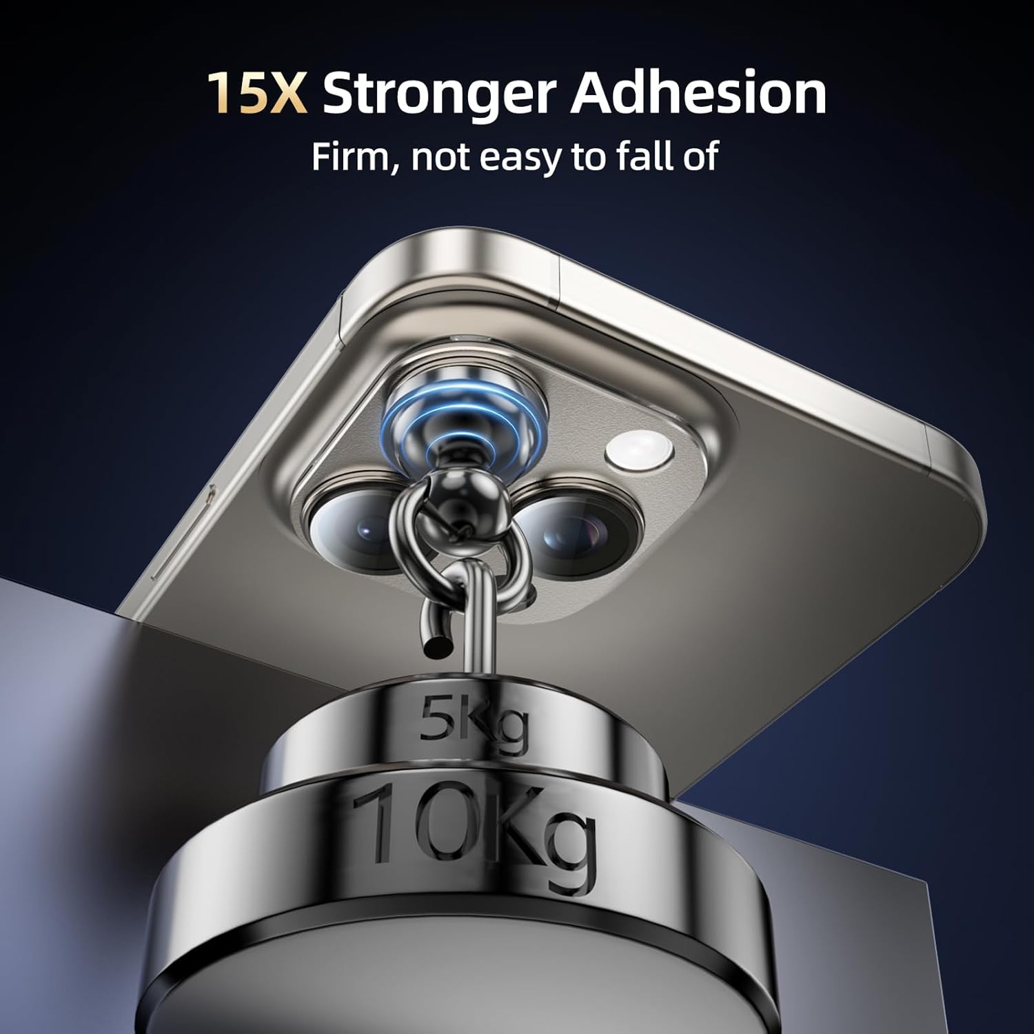 Compatible with iPhone 16 Pro Camera Lens Protector,[Shatterproof] [Strong Adsorption][AR Anti-Reflection] 9H Metal Aluminum Alloy Tempered Glass Camera Cover,Titanium