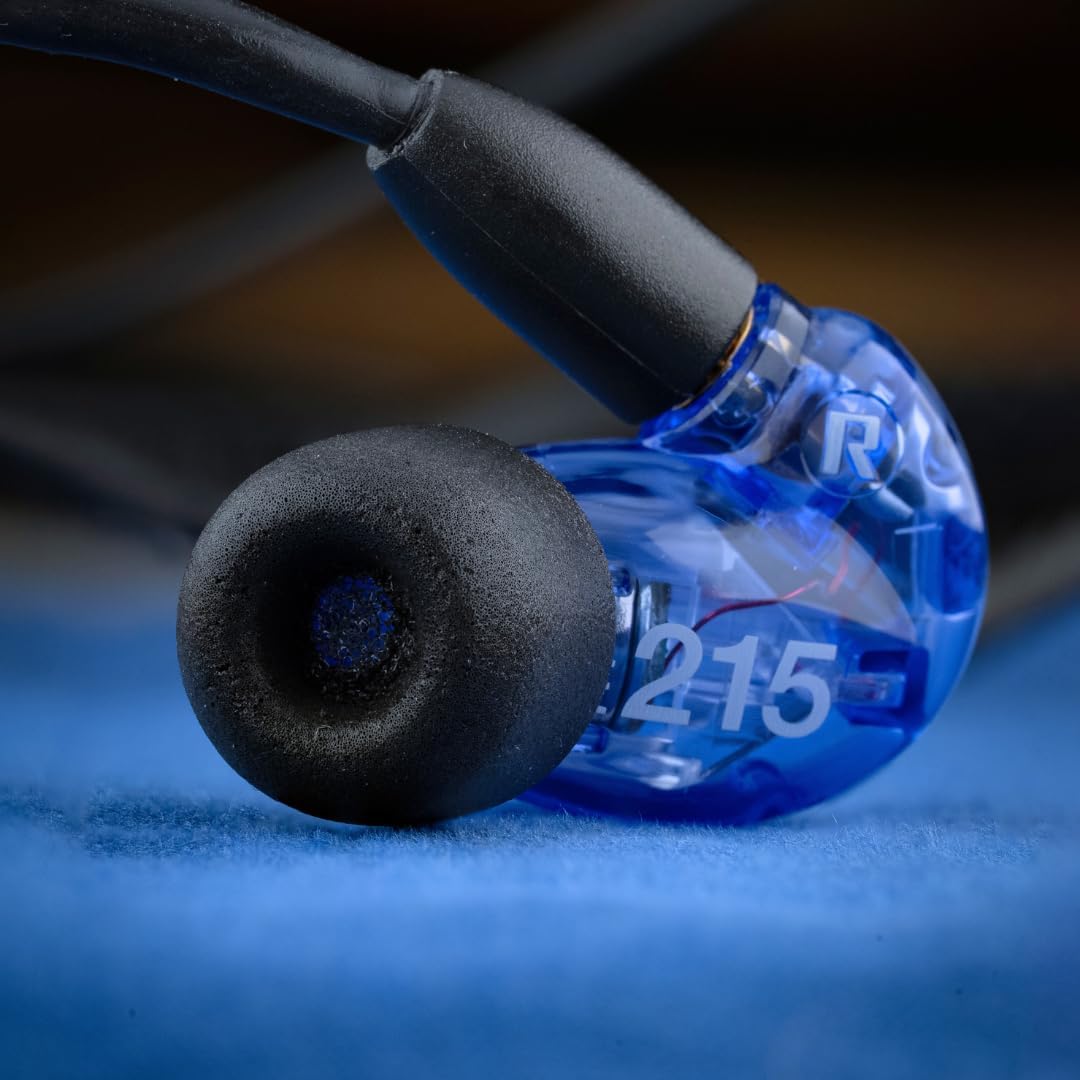 Comply 100 Core Series | Memory Foam Replacement IEM Ear Tips for Etymotic, Westone, Klipsch & More | Superior Noise Isolation, Ultimate Comfort, Secure Fit | TechDefender, Black, Small (3 Pairs)