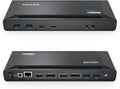 WAVLINK Universal USB C Laptop Docking Station Dual Monitors 5K/4K@60Hz with 65W Host Charging for Thunderbolt 4/3, USB-C Windows, Mac, Chrome, Ubuntu 20.04,22.04(2HDMI, 2DP, 6USB 3.0, 1Gbps Ethernet