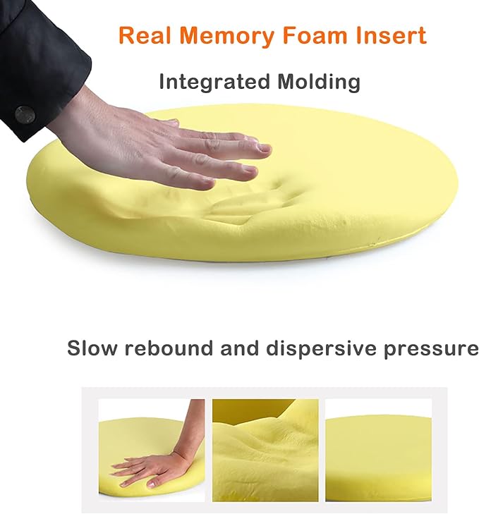 Sigmat Memory Foam Seat Cushion Anti-Slip Soft Round Stool Cushion Chair Pad 13 - Image 4