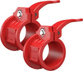 Olympic Barbell Clamps 2 inch Adjustable Barbell Clips Quick Release Pair of Locking Weight Clips for Bars
