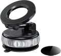Vacuum Suction Magnetic Phone Holder, 2025 Upgraded Foldable Retractable Magnet Suction Cup Phone Mount for Car, 360° Adjustable Magnetic Phone Stand for Cars/Gyms/Mirrors/Smooth Surface