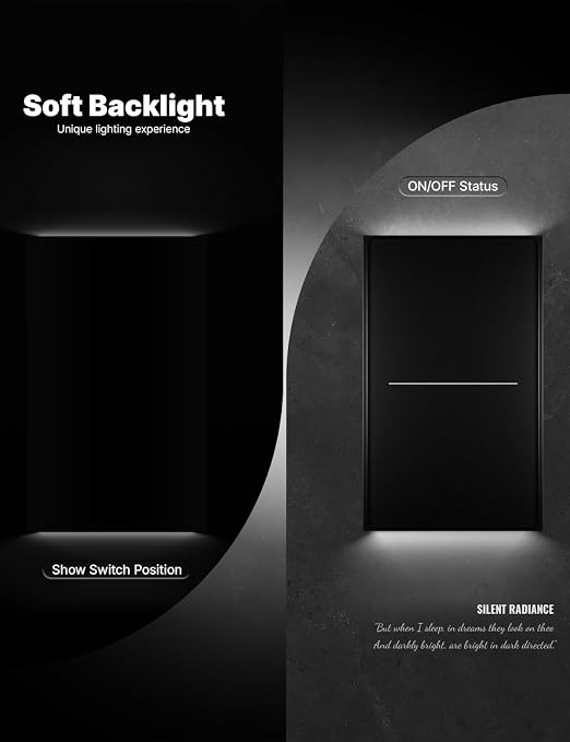 MOES Full Touch Smart Switch, SF Wall Light Switch, Neutral Wire Required - Image 6