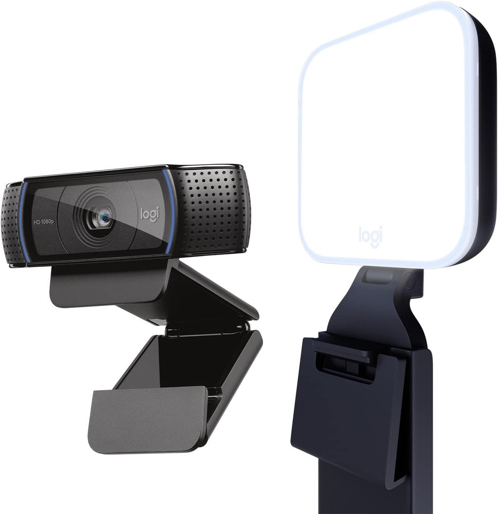 Logitech C920x HD Pro + Logitech for Creators Litra Glow - The Perfect Solution for Great on-Camera Looks