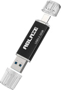 ABLAZE Type C Flash Drive 32GB, Dual USB 3.0+ USB C Flash Drive Compatible with iPhone 16/15,Android Smartphone,Computer,Tablet Mac Laptop