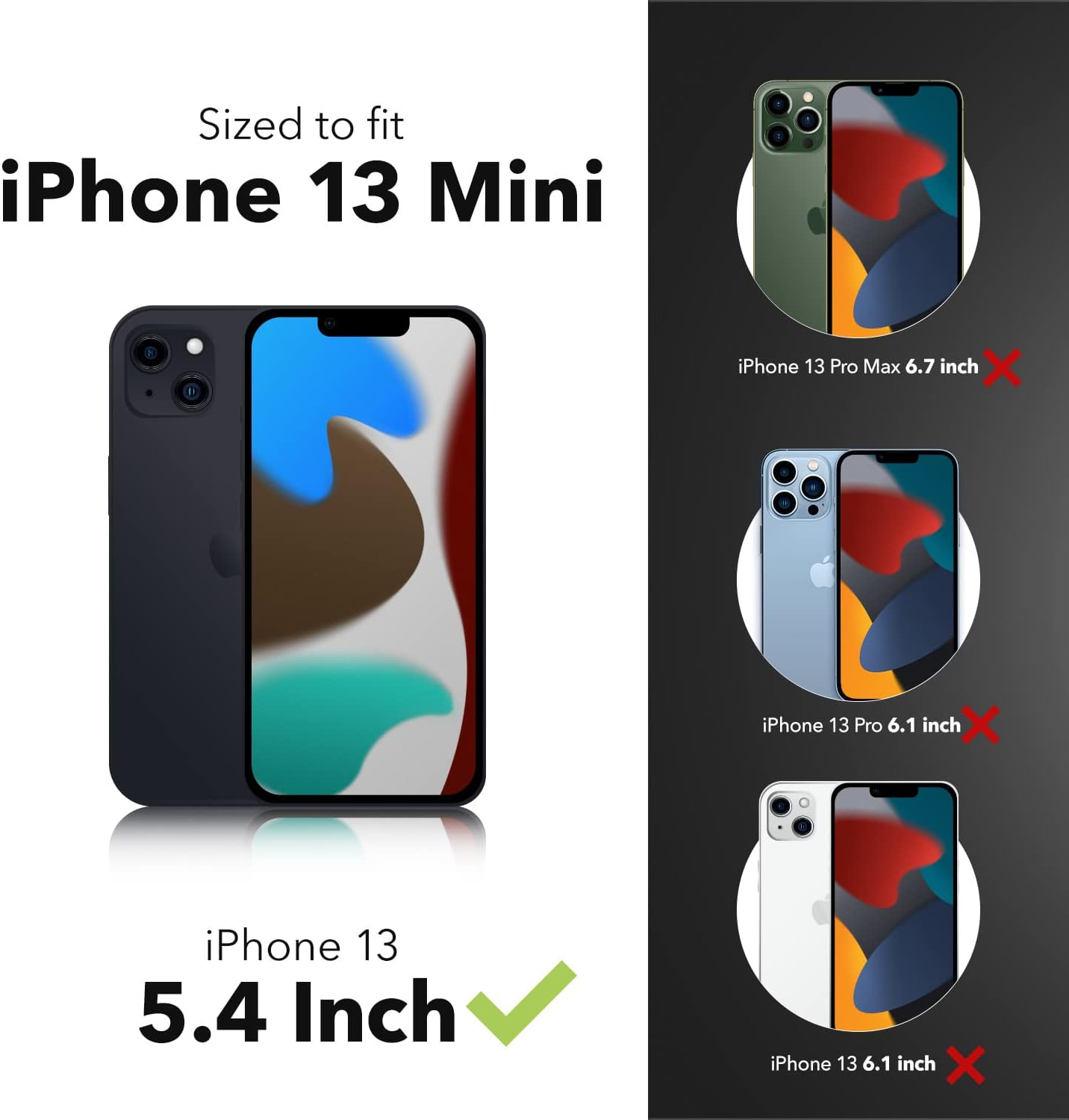 ZAGG InvisibleShield Glass Elite Anti-Glare Screen Protector for Apple iPhone 13 mini, 5X Shatter Protection, Anti-Microbial Treatment, Anti-Fingerprint Technology, Easy to Install