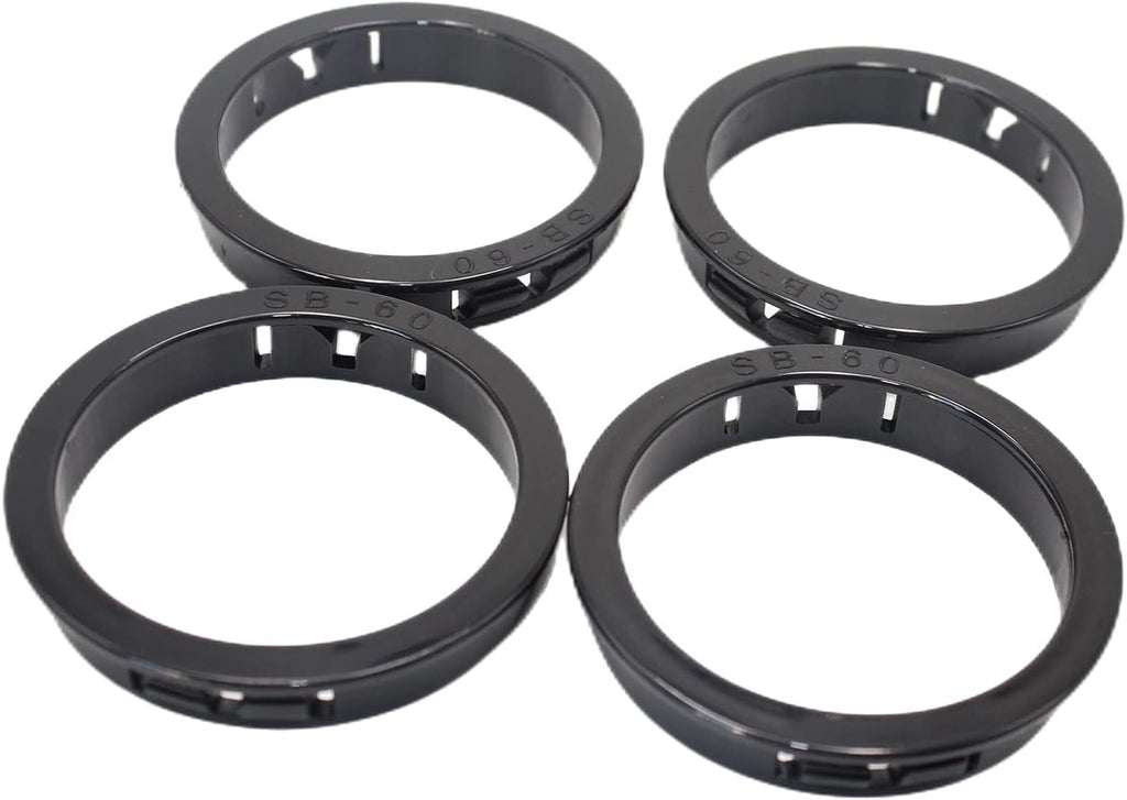 2-3/8"(60mm) Black Snap-in Knockout Insulating Bushing Grommets, Plastic Cable Hole Grommets for Wiring, Round Nylon Snap in Locking Electrical Wire Cord Hose & Tubing Bushings Grommets, 4pcs