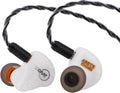 Linsoul ZiiGaat x Fresh Reviews Arete in Ear Monitor, 1DD+4BA Hybrid Earphone IEM, Wired Gaming Earbuds, Studio Monitor Tunning, with Detachable IEM Cable for Musician Audiophile (White)