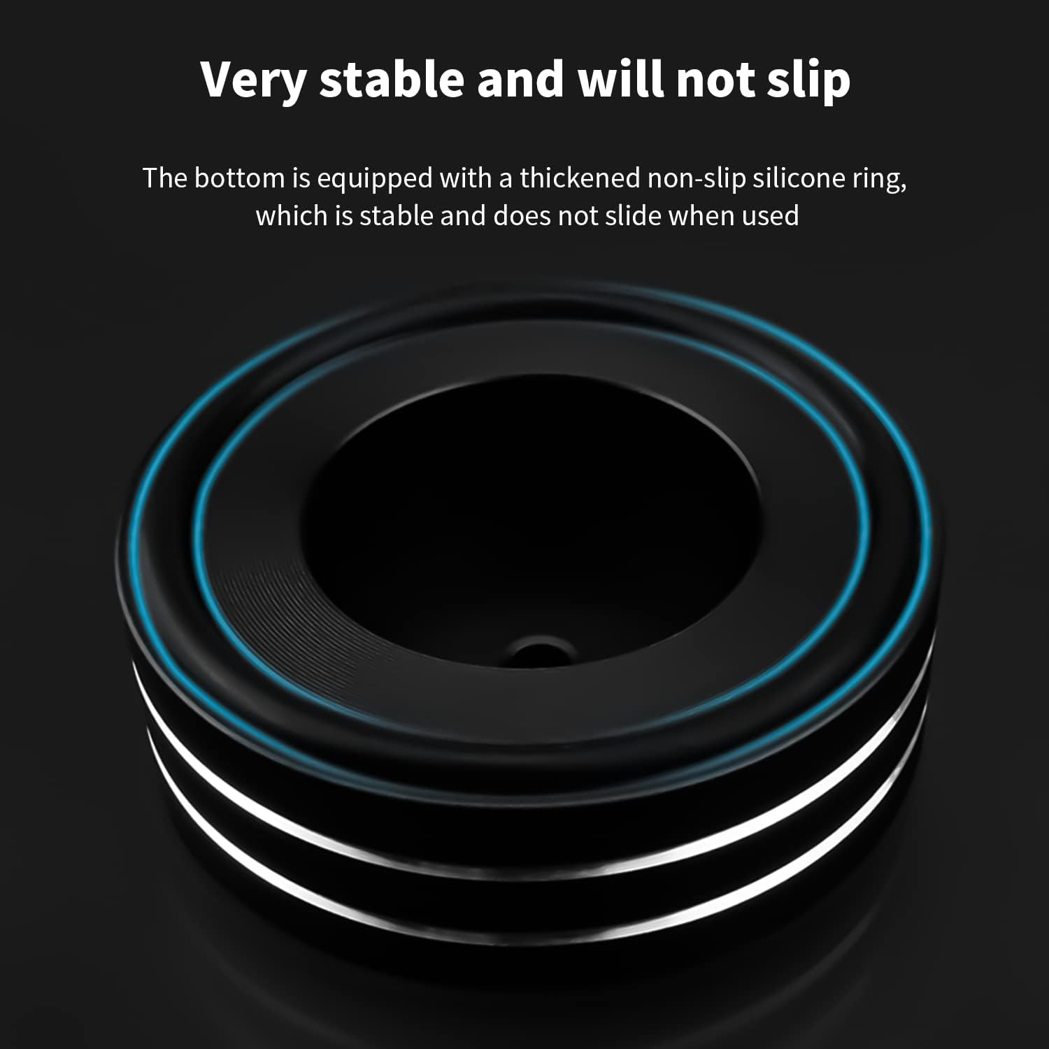 Viborg HiFi Speaker Spikes Isolation Feet Pads 58x22MM, 4X Audio Shock Absorber Aluminum Subwoofer Isolator with Rubber Ring and Mounting Screws(M4*0.7) for AMP Turntable DAC Recorder