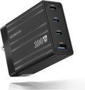100W USB C Charger Block,4 Ports,Type C GaN Fast Block,Foldable Travel Plug Power Adapter for iPhone iPad Samsung Laptop,Tablets MacBook Pro Charger Replace for 65W 45W