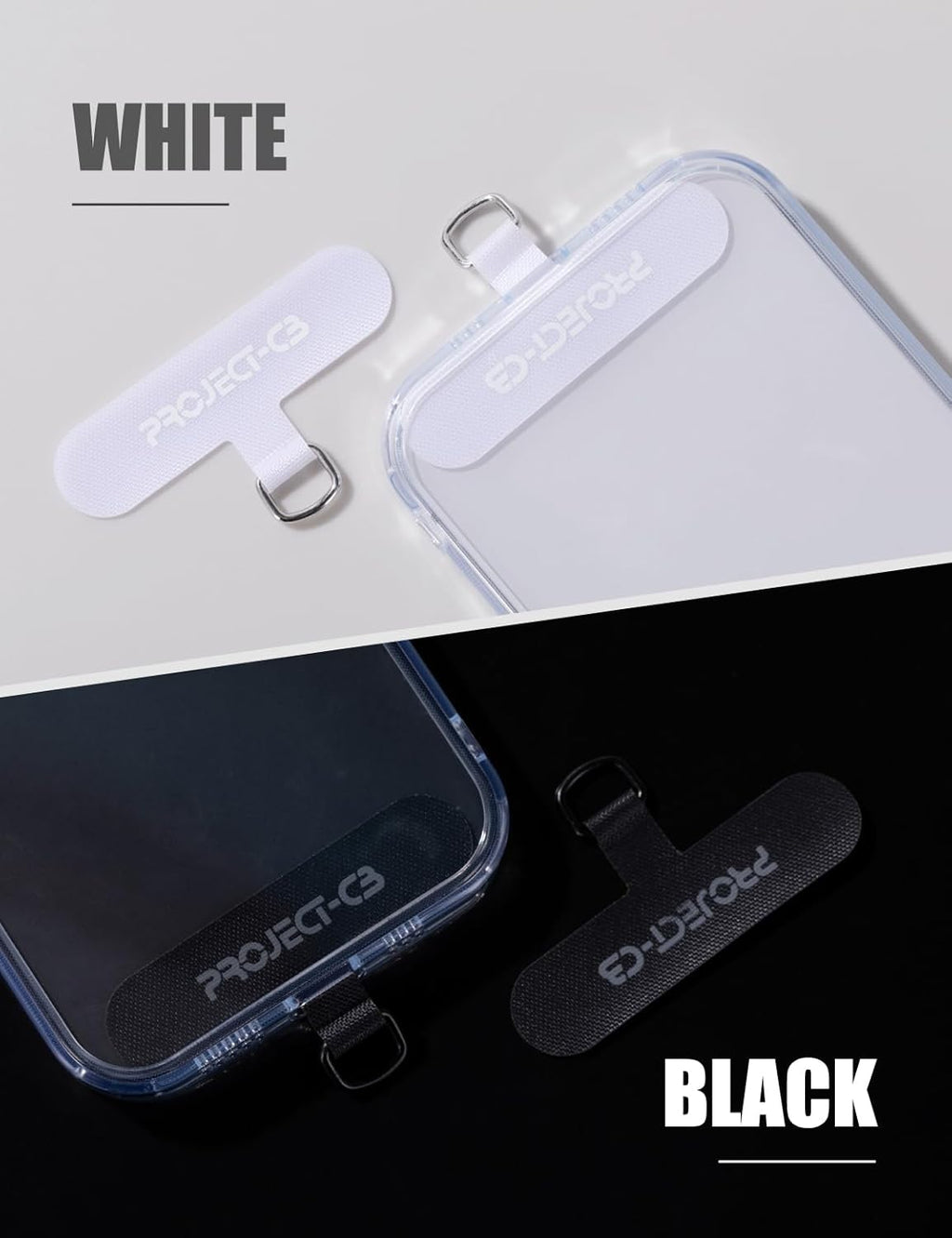 project-cb Phone Lanyard×1,Phone Tether Tab×2, Crossbody Cell Phone Lanyard,Rope Lanyard,Universal Adjustable Phone Strap(Titanblue-S)
