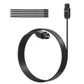 Adoreen Ultra-Thin Slim Digital Optical Audio Cable 40FT, Fiber Optic SPDIF Toslink Cord Gold-Plated High-Speed Flexible & Durable for TV Soundbar Home Theater Game Console PS4 Xbox Samsung +Ties